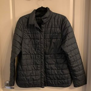 Northface Button Up Winter Puffer Shell Jacket